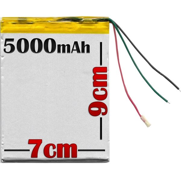 Hometech İdeal 8S Batarya Pil 5000mAh - 3 Kablolu