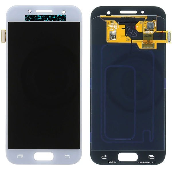 Samsung Galaxy A3 2017 SM-A320 Lcd Ekran Dokunmatik Mavi