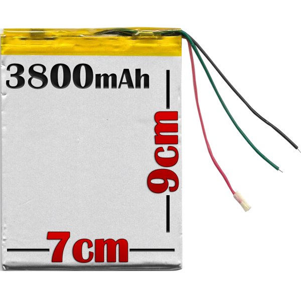 Hometech İdeal 8S Batarya Pil 3800mAh - 3 Kablolu