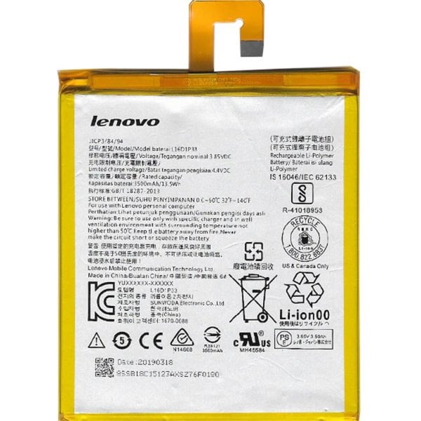 Lenovo Tab 7 TB-7504X Batarya Pil