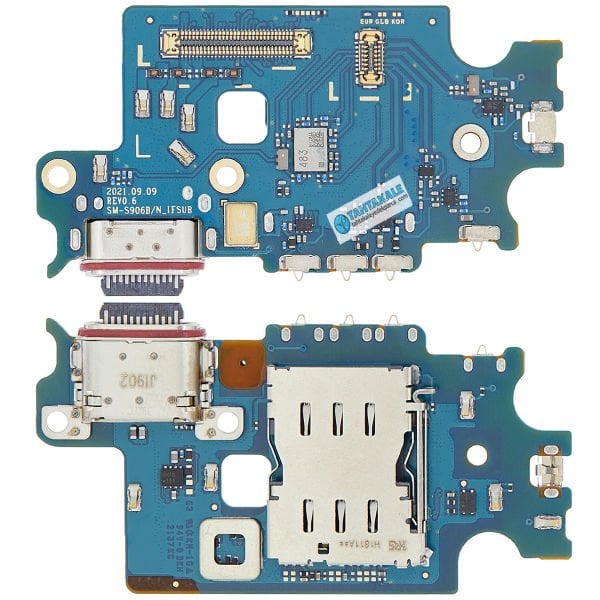 Samsung Galaxy S22 Plus SM-S906 Şarj Soketi Bordu Mikrofonlu Sim Port