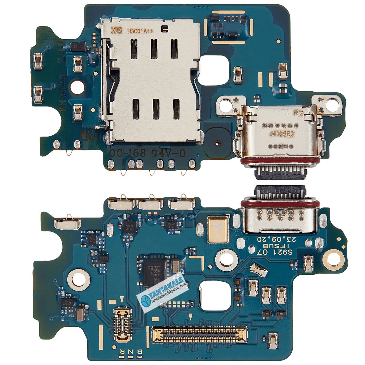 Samsung Galaxy S24 SM-S921 Şarj Soketi Bordu Mikrofonlu Sim Port