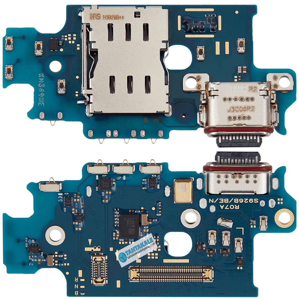 Samsung Galaxy S24 Plus SM-S926 Şarj Soketi Bordu Mikrofonlu Sim Port