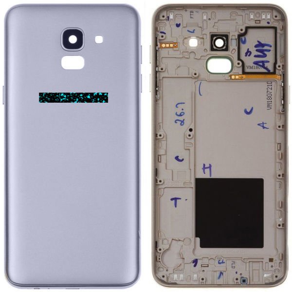 Samsung Galaxy J6 SM-J600 Arka Kapak Mavi
