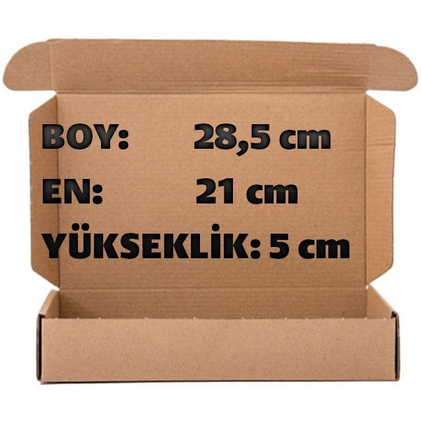 Laptop Barayası Kargo Kutusu - Kolisi 28,5x21x5 cm