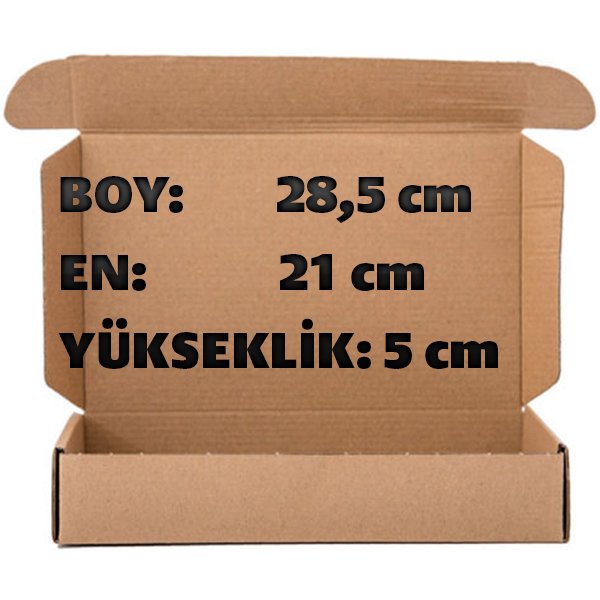 Notebook Kargo Kutusu - Kolisi 28,5x21x5 cm