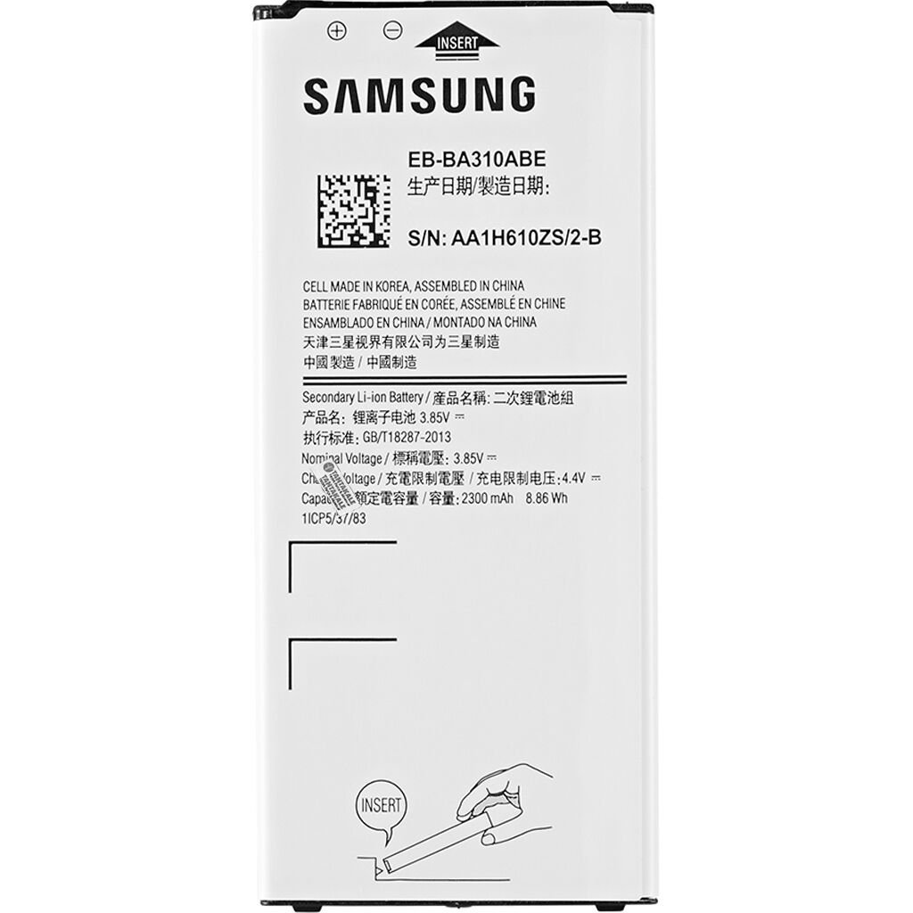 Samsung Galaxy A3 2016 SM-A310 Batarya Pil - Orjinal