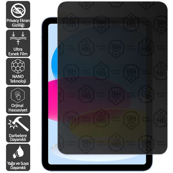 Samsung Galaxy Tab S6 Lite SM-P620 Hayalet Cam Nano Kırılmaz Ekran Koruyucu