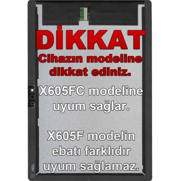 Lenovo Tab M10 TB-X605FC Ekran Dokunmatik Set Siyah
