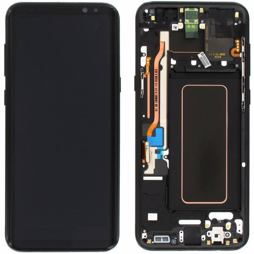 Samsung Galaxy S8 Plus SM-G955 Lcd Ekran Dokunmatik Çıtalı Siyah