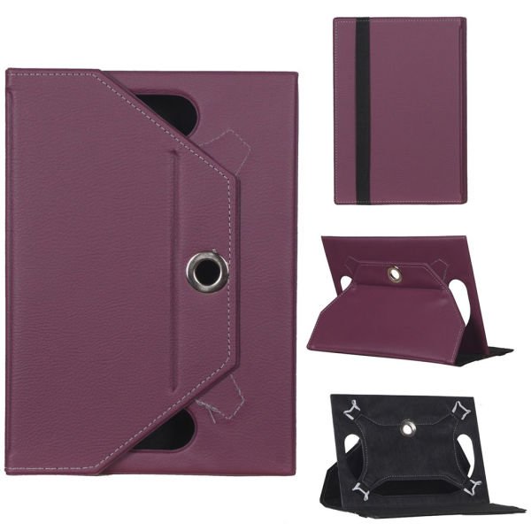 Samsung Galaxy Tab 10.1 P7500 Universal Standlı Tablet Kılıfı Mor