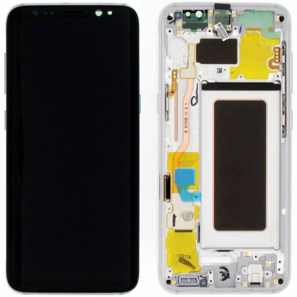 Samsung Galaxy S8 SM-G950 Lcd Ekran Dokunmatik Çıtalı Silver