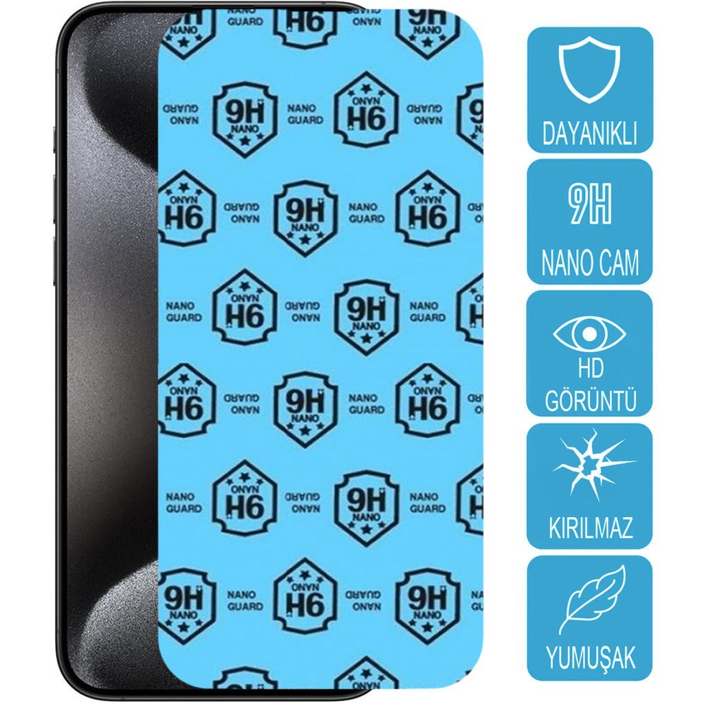 Samsung Galaxy Note 10 Plus 5G SM-N976 Ekran Koruyucu Nano Kırılmaz Cam