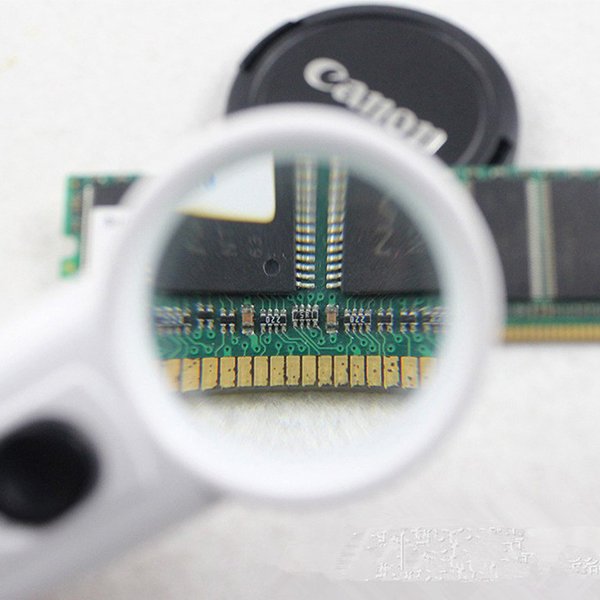 MG6B-2 Led Işıklı Elektronikçiler İçin Mercek Büyüteç (15x)