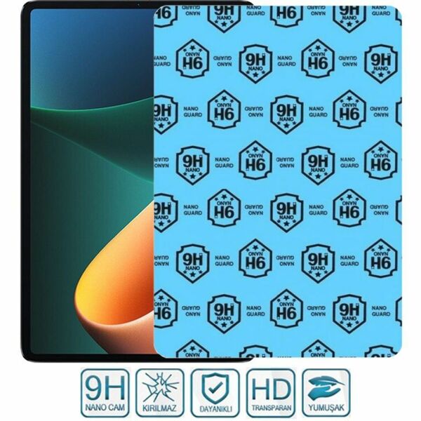 Apple İpad Pro 11 2021 3.Nesil MHQW3TU/A Ekran Koruyucu Nano Kırılmaz Cam