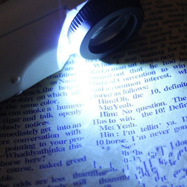 MG6B-1B Led Işıklı Saatçiler İçin Mercek Büyüteç (40x)