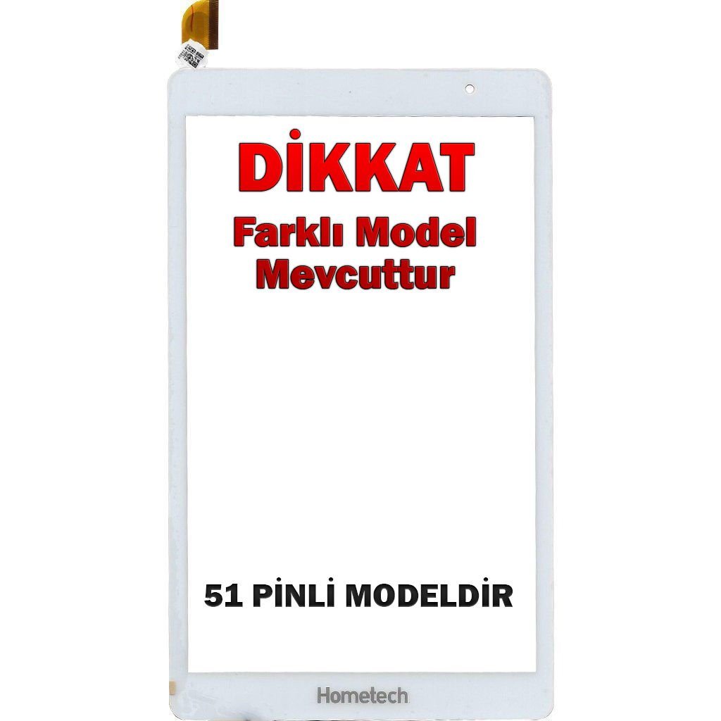 Hometech Alfa 8TX Dokunmatik Beyaz