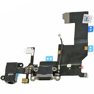 İphone 5 Şarj Soketi Kulaklık Mikrofon Film Bordu Siyah
