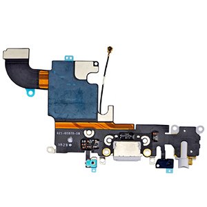 İphone 6S Şarj Soketi Kulaklık Mikrofon Film Bordu Gri