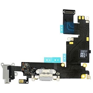 İphone 6 Plus Şarj Soketi Kulaklık Mikrofon Film Bordu Gri