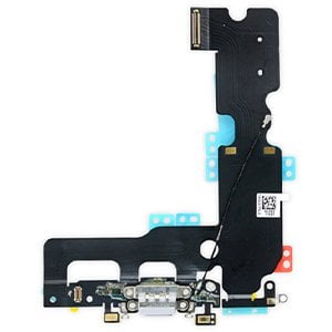 İphone 7 Plus Şarj Soketi Kulaklık Mikrofon Film Bordu Gri