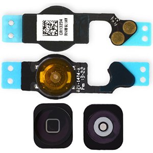 İphone 5 Home Tuş Flex Siyah