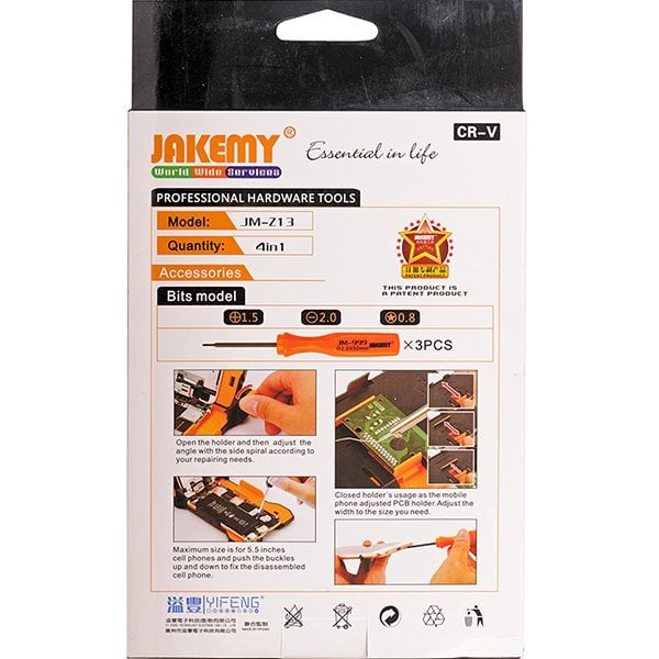 Jakemy JM-Z13 Tamirciler İçin Ekran Tutacağı