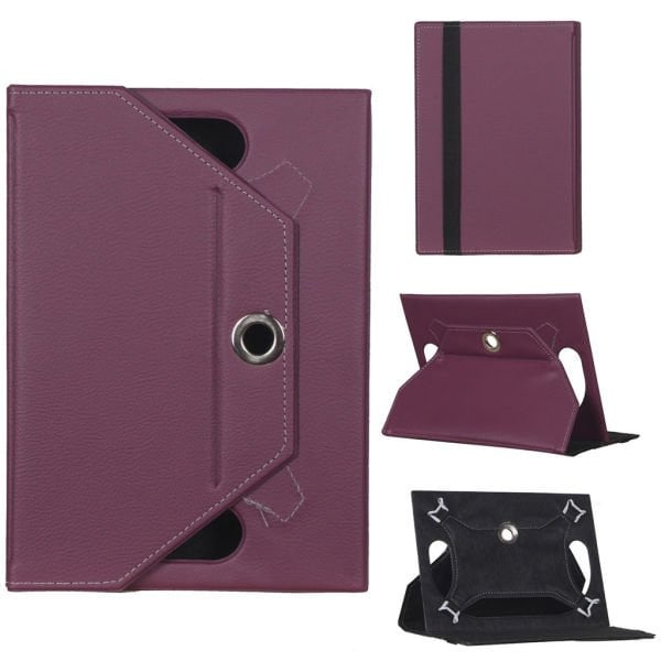 Alcatel OneTouch Pixi 4 8063 Universal Standlı Tablet Kılıfı Mor
