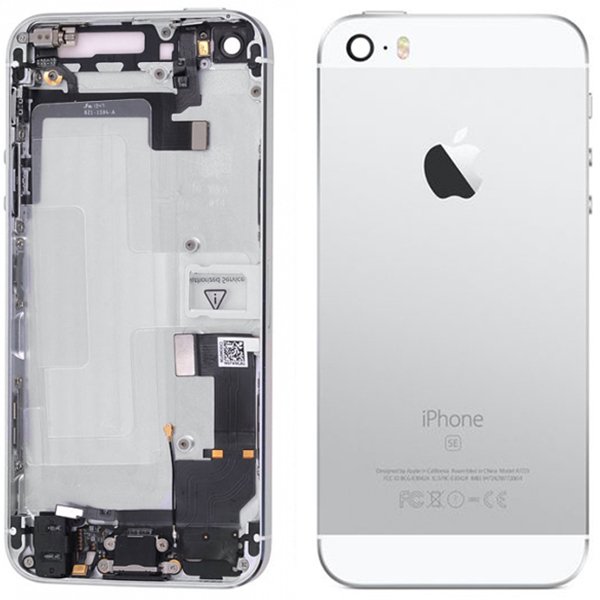 İphone 5SE Kasa Full Dolu Silver Gümüş