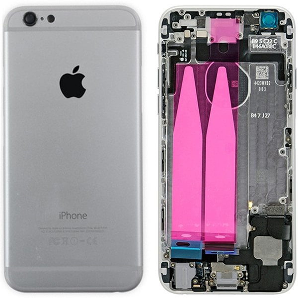 İphone 6 Kasa Full Dolu Uzay Grisi Siyah