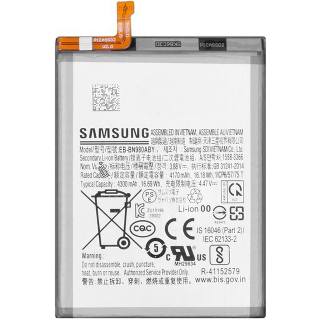 Samsung Galaxy Note 20 5G SM-N981 Batarya Pil - Orijinal