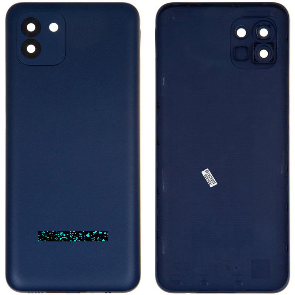 Samsung Galaxy A03 SM-A035 Arka Kapak Mavi