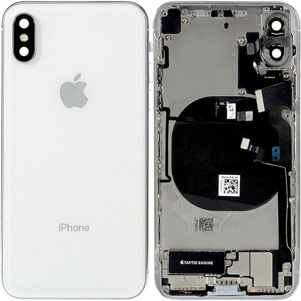 İphone XS Max Kasa Full Dolu Silver Gümüş