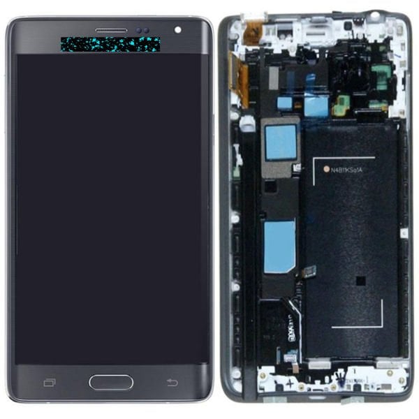 Samsung Galaxy Note Edge SM-N915 Lcd Ekran Dokunmatik Çıtalı Siyah
