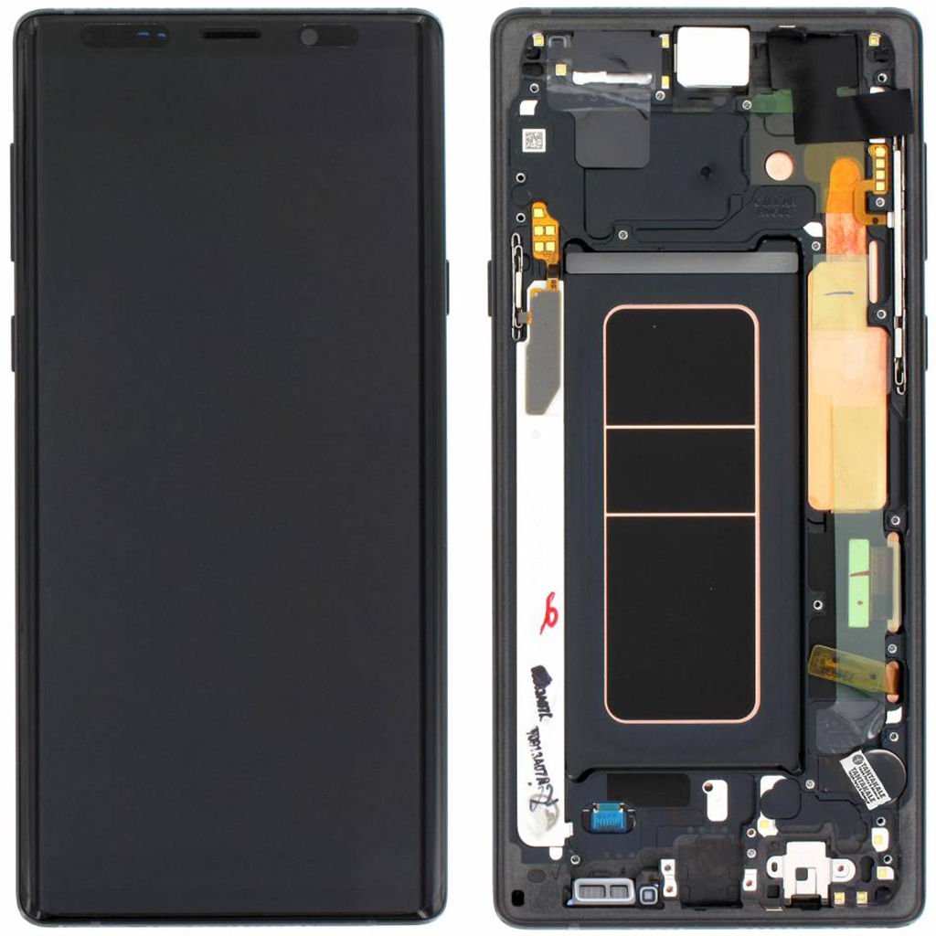 Samsung Galaxy Note 9 SM-N960 Lcd Ekran Dokunmatik Çıtalı Siyah