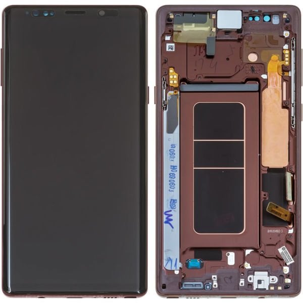 Samsung Galaxy Note 9 SM-N960 Lcd Ekran Dokunmatik Çıtalı Kahverengi