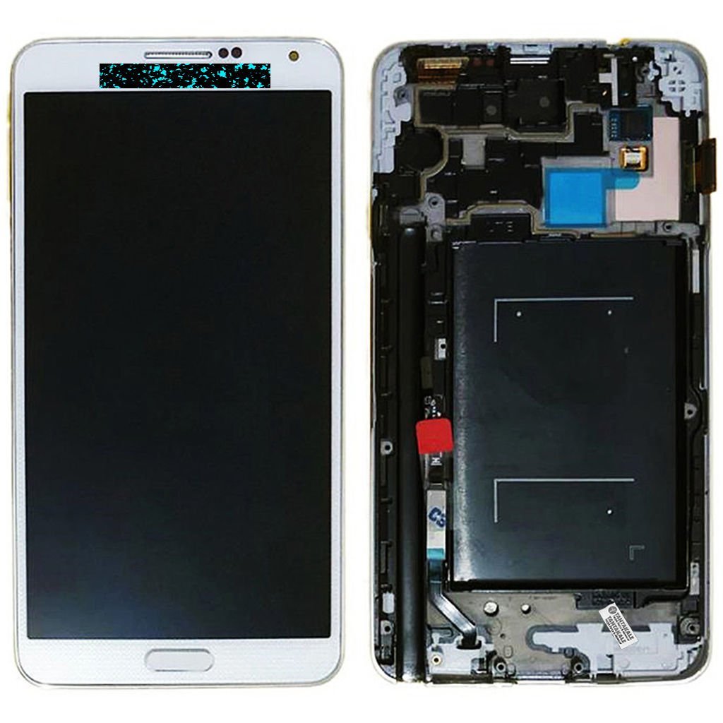 Samsung Galaxy Note 3 SM-N9000 Lcd Ekran Dokunmatik Çıtalı Beyaz