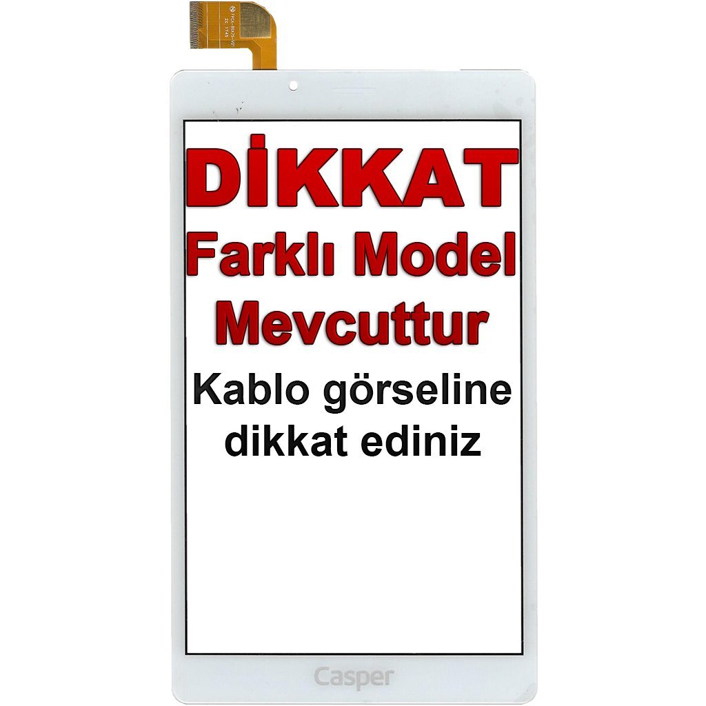 Casper Via S18 Dokunmatik Beyaz - Model 2