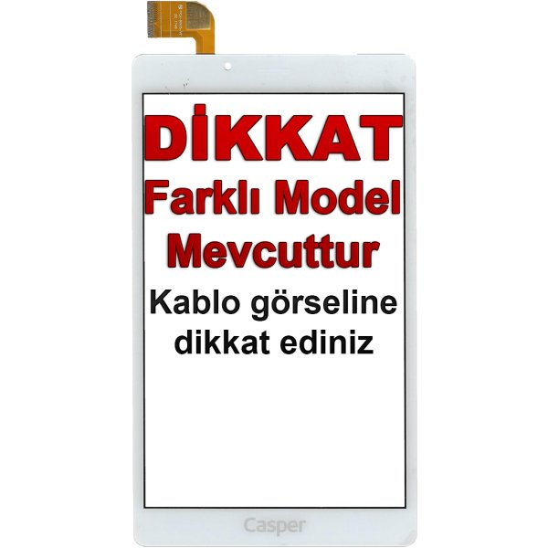 Casper Via S18 Dokunmatik Beyaz - Model 2