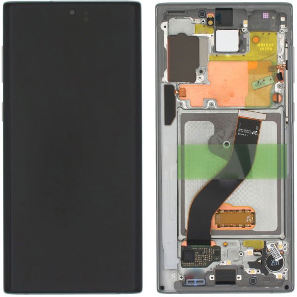 Samsung Galaxy Note 10 SM-N970 Lcd Ekran Dokunmatik Çıtalı Gri