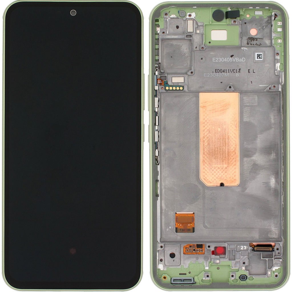 Samsung Galaxy A54 5G SM-A546 Lcd Ekran Dokunmatik Çıtalı Yeşil