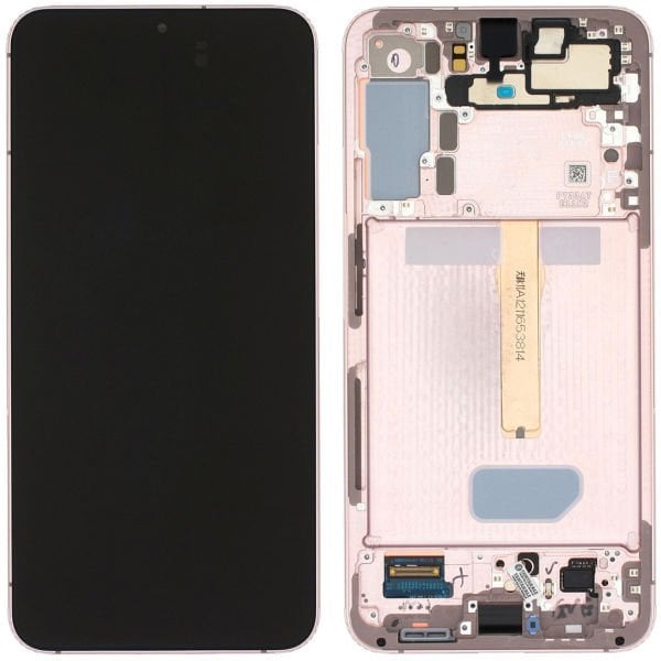 Samsung Galaxy S22 Plus SM-S906 Lcd Ekran Dokunmatik Çıtalı Pembe Altın