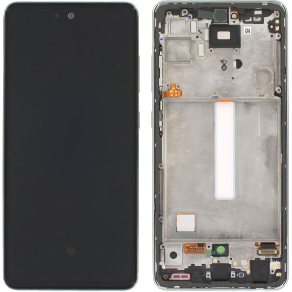 Samsung Galaxy A52 SM-A525 Lcd Ekran Dokunmatik Çıtalı Beyaz