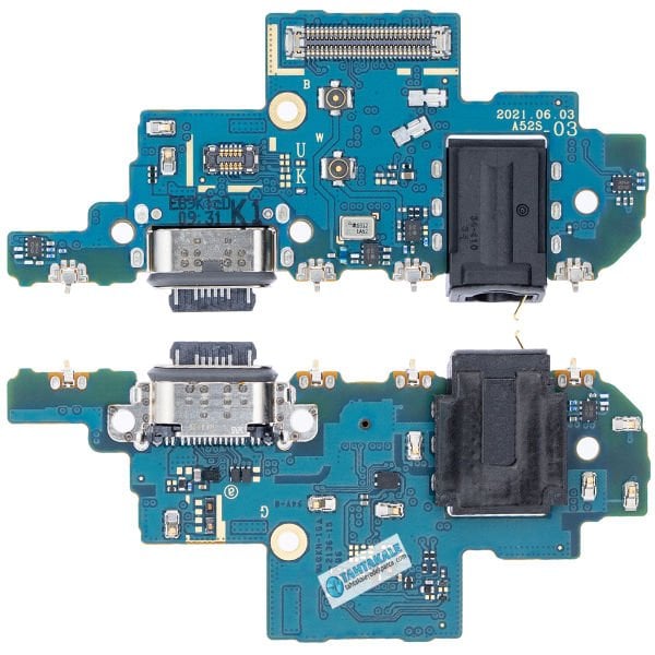 Samsung Galaxy A52s 5G SM-A528 Şarj Soketi Bordu Mikrofonlu