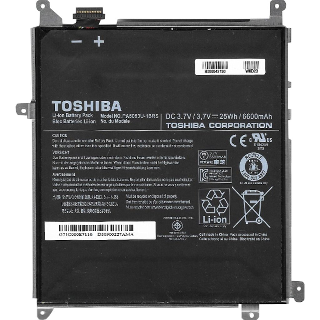 Toshiba AT10 Batarya Pil
