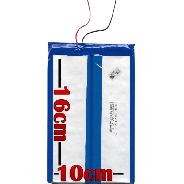 TYPBAT-TB-069 Kodlu 3.7v 8100mAh Batarya Pil
