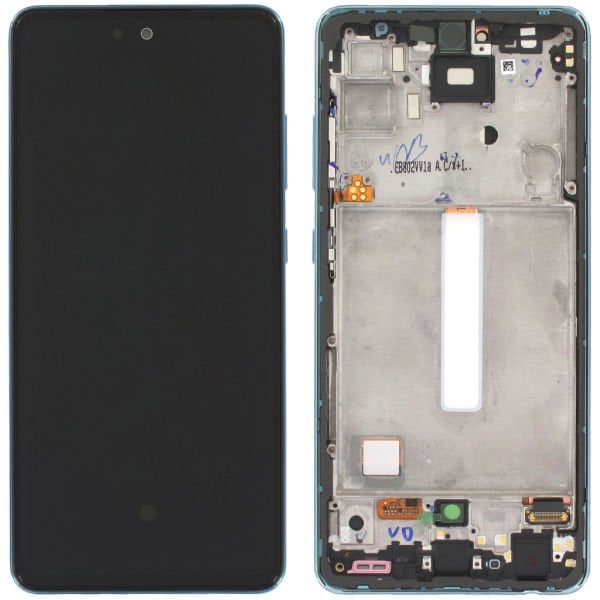 Samsung Galaxy A52 5G SM-A526 Lcd Ekran Dokunmatik Çıtalı Mavi