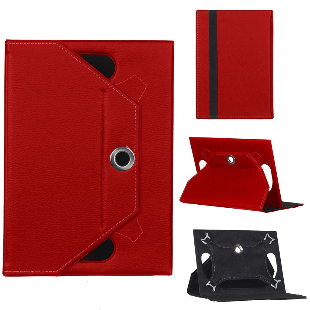 Hometech Alfa 10LA Universal Standlı Tablet Kılıfı Kırmızı